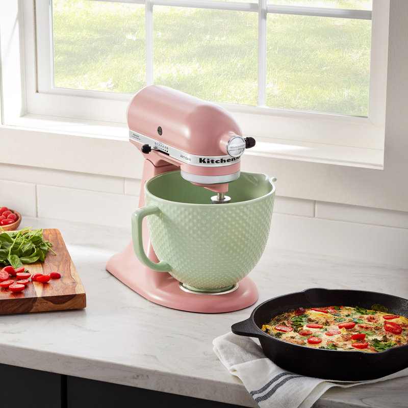KitchenAid® 5 Quart Dew Drop Ceramic Bowl & Reviews | Wayfair